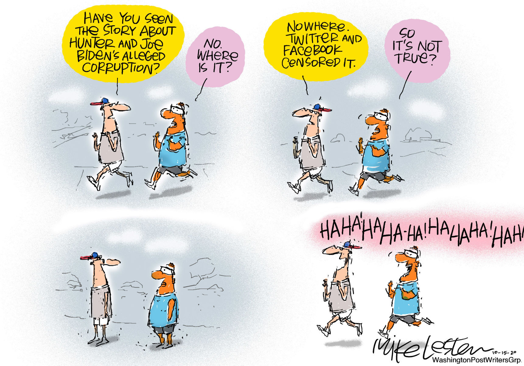 Mike Lester cartoon